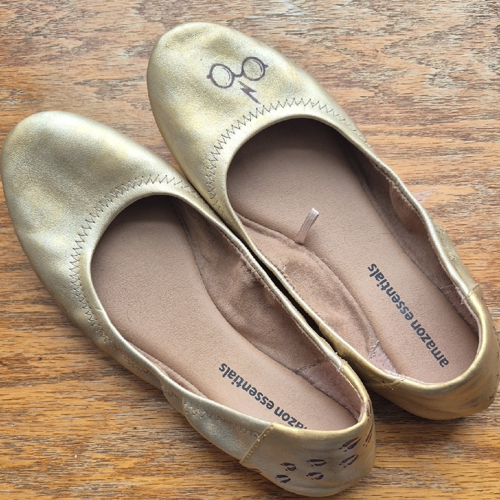 Harry POTTGold Women's Flats